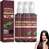 Generico Spray Per Capelli Grigi Alle Erbe, 3 Pezzi Spray Per Capelli H-erbal E-ssence, Balsamo H-erbal E-ssence, S-pray Herba-l Essenc-e Anti-grigio, S-pray Idratante E Nutriente Naturale Per Uomini E Donne