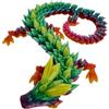 Generic Crystal Dragon Toys - Drago articolato stampato in drago stampato mobilità articolare | ornamento decorativo di Halloween di Natale, drago in mobile articolato per la decorazione 'ufficio