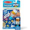 Melissa & Doug Sticker Wow! Blocco attività di 24 Pagine e Timbratore di Adesivi, 300 Adesivi, Personaggio da Collezione Giocattolo Fidget per Lavoretti Artistici, Astronauta, Certificato FSC