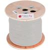 Techly Cavo di rete in matassa Techly S/FTP Cat.6A LSZH 4x2x23AWG 305m Grigio [ITP-C6AF-305-RIS]