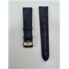 LORENZ CINTURINO ORIGINALE OROLOGIO "LORENZ" ANSA 20 MM PELLE COCCODRILLO BLU