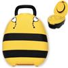 My Carry Potty - Vasino da Viaggio Antigoccia (Calabrone - Giallo) | Antigoccia brevettato, meno di 1 kg, riutilizzabile senza sacchetti; ideale per asilo, auto e vacanze; da 18 mesi