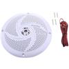 Eurowagens Bianco 16.5cm Altoparlante Impermeabile Amplificatore Audio per Barca Marino Rv