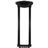 KOMBIUDA Maniglia Telescopica Valigia Ricambio Alluminio Ferro Regolabile Nero | Maniglia Trolley Ricambio, Sostituzione per Viaggio e Valigia, Struttura Telescopica, Posizionamento Preciso