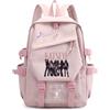 Roffatide KPOP KATS-EYE Borsa scolastica per scuola secondaria rosa B | Multiple tasche, zaino leggero, cerniera doppia liscia, regalo di ventilatore Kpop, KATSEYE Merch