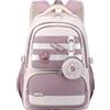 Amythe Zaino Scuola Ragazza 30L - Leggero per Medie & Elementari, Viola | Impermeabile. 6 tasche. 4 colori. 9-16 anni (da 138 cm). Laptop 15.6. Ideale per scuola, viaggi e tutti i giorni.