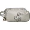 Disney Topolino 100 Accessori da viaggio- Custodia per trucchi, Bambine e ragazze, Grigio, Taglia Unica