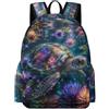 TPISLI Zainetto Turtle Bambine Classe 3 Zaino Scolastico Sea Creature Bambini 7-11 Anni Cartella Elementare Resistente Grande Gita Uso Quotidiano Uso Quotidiano