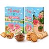 CHOCOFACTURER Scatola regalo di cioccolatini - Regalo per fidanzata, fidanzato o partner con un messaggio personalizzato - Kinder e Nutella - Regalo originale per anniversari, San Valentino e occasioni speciali