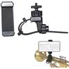 Mikiuly Supporto per Clarinetto,Supporto per Strumenti,Support per Telefono,Rotazione Regolabile A 360°,Adatto Per Trombe, Clarinetti e Oboi (Nero)