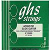 GHS Strings GHS™ Strings »BRIGHT BRONZE™ - RB1600 - ACOUSTIC SLIDE GUITAR« Corde per Chitarra Slide Acustica - 80/20 Bronze - Rollerwound - G-Tuning: 015-054