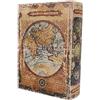 Wakects Box di Libri Antichi, Libro Falso in Stile Europeo di Grande capacità con Pelle PU Premium, Libro Decorativo per Scaffali, Ufficio, Bar