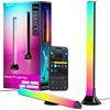 Govee RGBWIC TV Light Bars, WiFi Retroilluminazione per TV 45-70 Pollici | Retroilluminazione a LED per TV e PC, compatibile con Matter, Alexa e Google Assistant, 3 opzioni di posizionamento, Nero