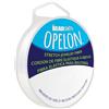 The Beadsmith Opelon - Cordoncino per perline in fibra di gioielli elasticizzata, colore bianco, diametro 0,7 mm, bobina da 5 metri, cavo per creare collane, braccialetti e artigianato fai da te