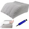 Frevoitna 65 X 50 X 25 cm Cuscino per Gambe Gonfiabile, Universale Dormire | Cuscino da Viaggio Gonfiabile, Alza Sollevate Ergonomico, per Casa Viaggio e Campeggio