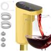 Peufcmi Elettrico Vino Decanter Aeratore Dosatore - Dispenser Vino Ricaricabile | Decanter Elettrico PerVino Per Gin Rum Whisky Vodka Liquori Alcolici DrinkVino