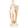 BeautifulGreekStatues Apollo - Statua di Dio della musica, arte poetica, color oro, in alabastro, 16 cm
