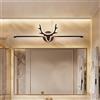 Mengjay Applique da Parete Interno Moderno,Lampada da Specchio LED Bagno 3000K/4000K/6000K,Lampada da Parete Corna di Cervo Decorative Illuminazione a Parete per Camera da Letto Soggiorno (80cm)