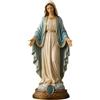 Genérico Statua Della Madonna 20 cm Religiosa Sacra | Figura della Beata Vergine Maria Per Camera Da Soggiorno Ufficio Giardino Esterno Feste Vacanze Matrimonio