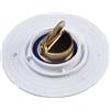 Gdfnmogo Filtro anti-riflusso e odore in silicone per lavello, valvola di scarico in rame per doccia e cucina (nucleo in rame bianco)