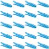 Gariella 20 Mollette in plastica per bucato, calze asciugamani, colore blu