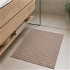 PARAH Tappeto da Bagno Tortora 50 x 80 cm in 100% Cotone, 800 g/m², Extra Morbido, Assorbente e Antiscivolo