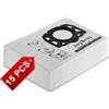 JoyBros 15 pz Sacchetti per Karcher Aspirapolvere WD2 Plus WD3s KFI357 2.863-314.0 | JoyBros Sacchetto filtrante in TNT per Kärcher WD3 V-17/4/20 KWD3 KWD1-2 SE 4001 Plus, le misure: 510 x 370 mm