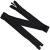 AERZETIX - Set di 6 Cerniere lampo a spirale N°5 65cm separabili nero con cursore decorativo | per abbigliamento accessori borse cucito fai da te