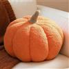 ALKNOT Cuscino a forma di zucca, morbido cuscino decorativo a forma di zucca, 20 cm, Arancione, Lana Teddy, Cotone PP, Peluche, Decorazione, Uso Generale