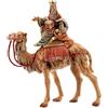 Holyart Presepe Fontanini: Re magio bianco su cammello 19 cm Fontanini