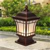 Mengjay Post Lights Outdoor Giardino Impermeabile Luce Solare Del Recinto LED Post Cap Luce per Post, Deck, Patio, Recinzione, Pilastro, Pathway（24x48cm）
