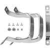 SEWOART Manico per Pentole in Acciaio Inox, Argento, Ricambio | Wok e Pentola a Pressione, Piccolo e Resistente All'usura, Design Semplice e Leggero