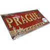 Gingiero Targa in metallo vintage Praga, 30 x 15 cm, souvenir della Repubblica Ceca, targa da parete retrò Ponte Carlo, decorazione per casa, bar, pub, caffetteria, ufficio
