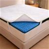 Ginflex Topper Memory Matrimoniale 160x190 cm Altezza 7cm SFODERABILE | Memory Foam a 11 Zone Differenziate | Traspirante e Ortopedico | Antiacaro e Anallergico | Migliora Comfort e Supporto (160X190)