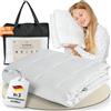 LUNOVA Coperta ponderata per bambini, 2 kg (90 x 120 cm), coperta pesante | Coperta in cotone Oeko-Tex, lavabile, ideale per 15-25 kg di peso corporeo, coperta rilassante per bambini