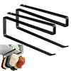 xyuayamz Appendi Cappelli da Parete, Porta Cappellini Baseball, Organizer Multiuso per Cappelli, Portacappelli da Parete per Casa Camera da Letto Armadio, Metallo, 2 Pezzi, Nero