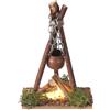 Holyart Forni e fuochi presepe: Fuoco effetto fiamma presepe miniatura 8-10 cm