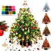 Smile lab Kit Albero di Natale Fai da Te con Perline e Luci LED, Natale Decorazione | Kit creativo con perline e ornamenti, lavoretto natalizio per adulti, decorazione da tavolo e idea regalo per Natale