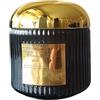 Generic Candela profumata a lunga durata da 1 kg Home Premium Edition Metallic a 3 stoppini, colore oro champagne