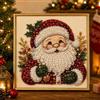 Generico Arte Con Perline Con Cornice Da Parete Decorativo Natalizio | Kit Fai Da Te Quadri Con Perle Perline Punti E Gemme Per Casa Soggiorno Studio Compleanno Adulti Donne Uomini Feste