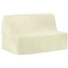 Antonouse Coprimaterasso imbottito per divano letto BZ 140, dimensioni 120 a 200 x 140 cm (antracite) (beige)