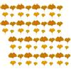 Hemobllo Foglie di Ginkgo Finte Aspetto Realistico 108 Pezzi Decorazione Autunnale Foglie Artificiali di Seta Colore Giallo per Decorazioni Domestiche e Fotografia