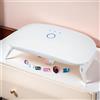 FTVOGUE Lampada UV per Resina, Lampada Polimerizzante Pieghevole in Resina ABS PC con 18 Perline LED 24W Doppia Lunghezza d'onda 365 più 395 Nm Timer Tipo C Alimentato per Creazione di Gioielli Fai