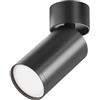 MAYTONI DECORATIVE LIGHTING Lampada da soffitto e Parete FOCUS S Nero Alluminio IP 20 AC 220-240 10 W per cucina, sala, studio, camera da letto