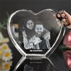 Angry Egg Boy Foto in cristallo 3D, Cornice per foto in cristallo a forma di cuore, incisione personalizzata con foto regalo, regali personalizzati per anniversari, compleanni e matrimoni per amici di famiglia