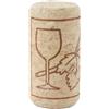 WANGCL Confezione da 100 tappi di sughero naturale premium - Tappi di legno dritti da 44x22 mm per bottiglie, comprese quelle di birra