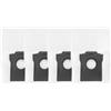 LatoYard Sacchetti per aspirapolvere Dreame Robot tra cui X30 Ultra Master L10s Ultra L40 Ultra Gen 2 L50 Pro Ultra D20 Pro Plus D20 Ultra D30 (confezione da 4)