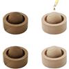 ZEKUN 4 diffusori di oli essenziali, a sfera, in legno naturale, per oli essenziali, riutilizzabili, portatili, per casa, ufficio, auto, viaggi