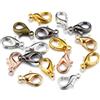 CEMELI 100 pz 10/12/14/16/18mm Catenacci per Aragosta per Braccialetti Collane Ganci Fai da Te Chiusura a Catena Accessori per Gioielli Che Fanno I Risultati