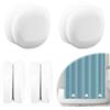 TopHomer 4 paia di pesi per tenda da doccia, forti magnetici, impermeabili e antiruggine, in silicone, per bagno e uso esterno